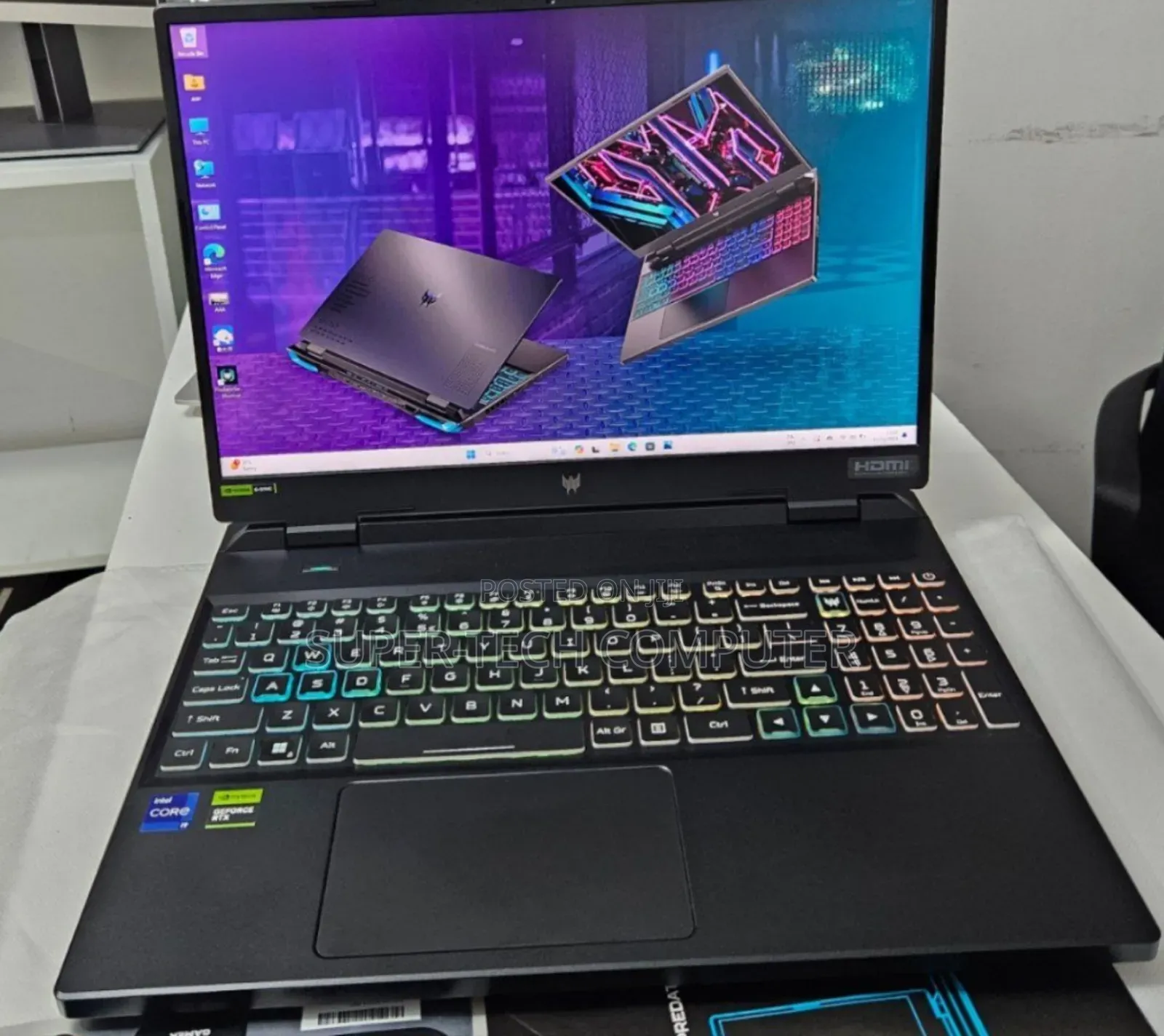 New Laptop Acer Predator Helios Neo 16 16GB Intel Core I9 SSD 512GB