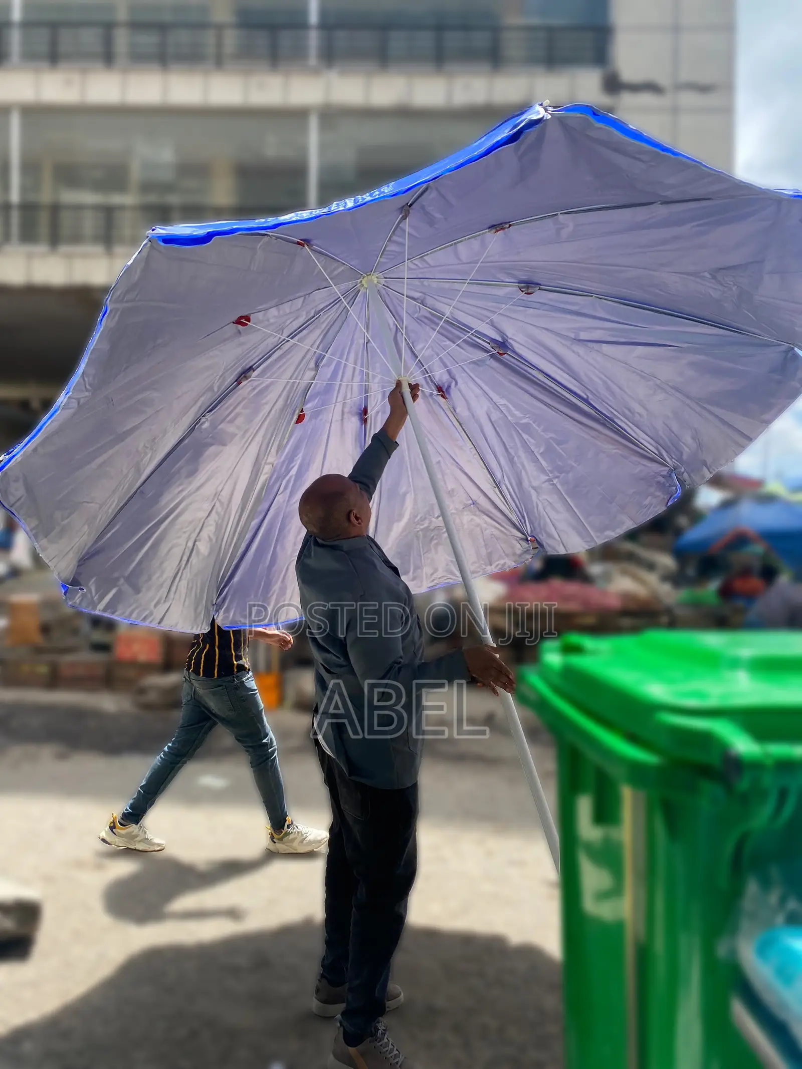 Outside Table Umbrellas./ የጠረቤዛ ጥላዎች