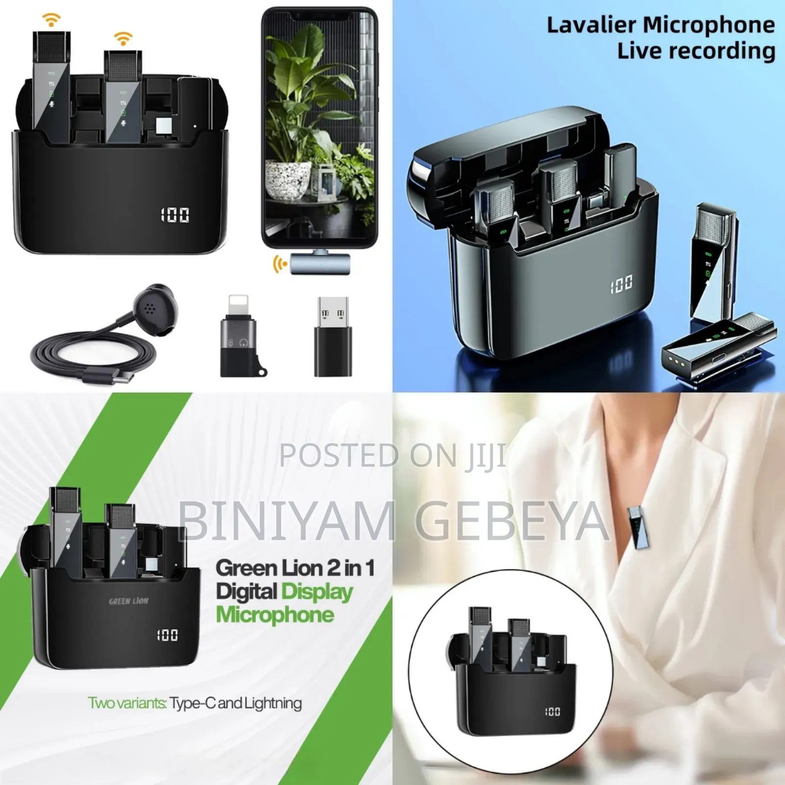 Green Lion 2in1 Digital Display Microphone