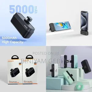 ኦሪጅናል ስልክንበ 45ደቂቃሙሉ ቻርጅ ሚያረግ Porodo Miniportable Powerbank