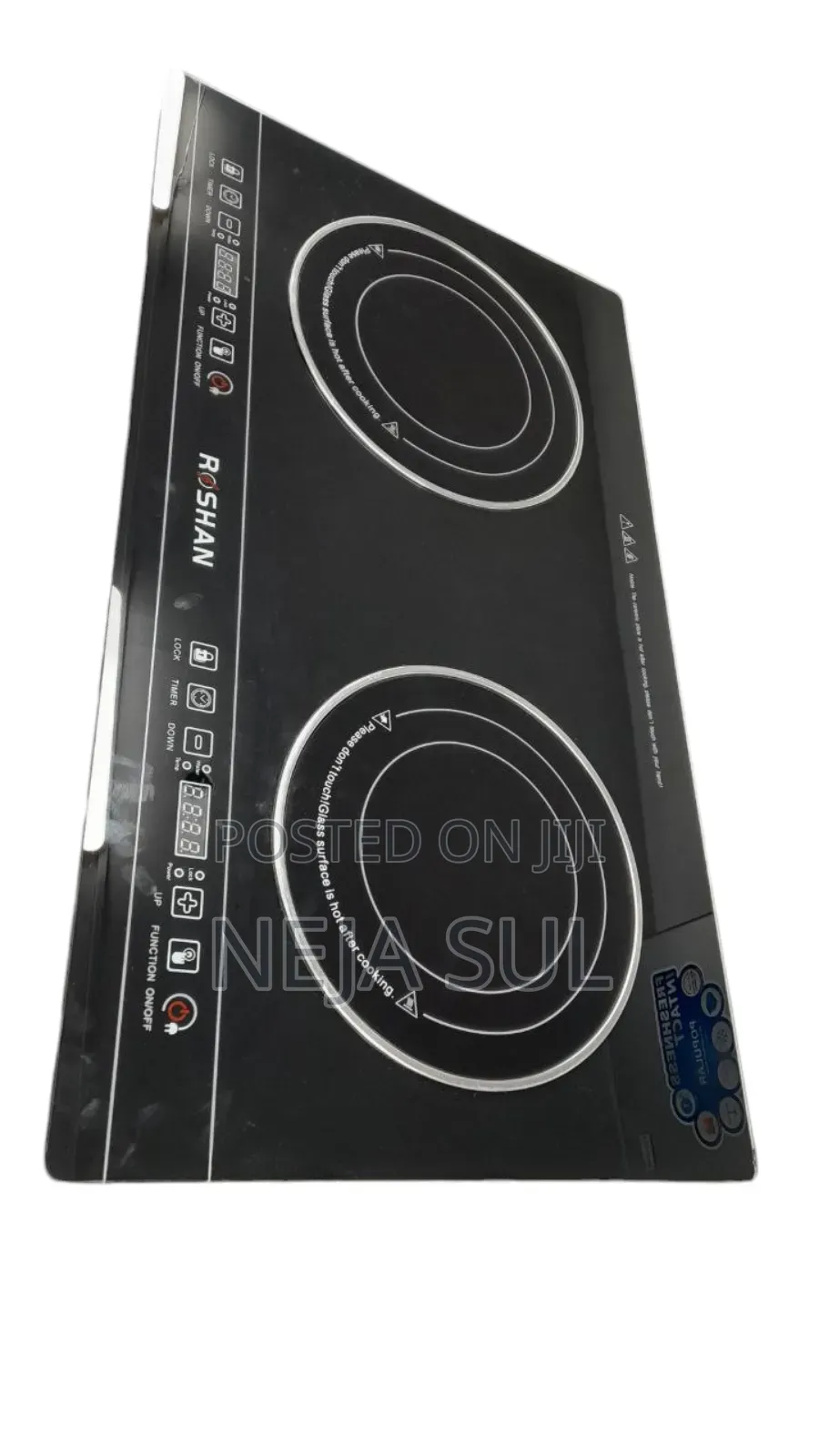 Roshan Stove 2 Burners Ceramic Free Deliver