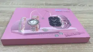 Pink Original Smart Watch Amoled Screen የአዲስ አመት ስጦታ for Ladies