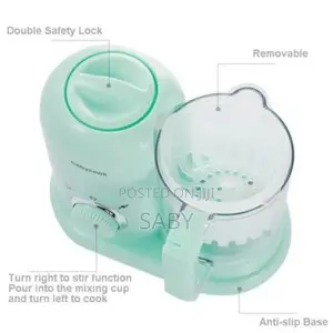 Baby Food Processor With Steamer Grinder