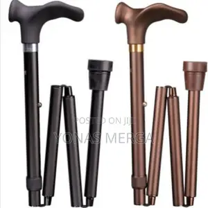 Photo - Fold Crutch Walking Cane Folding Stick/Collapsible Portable