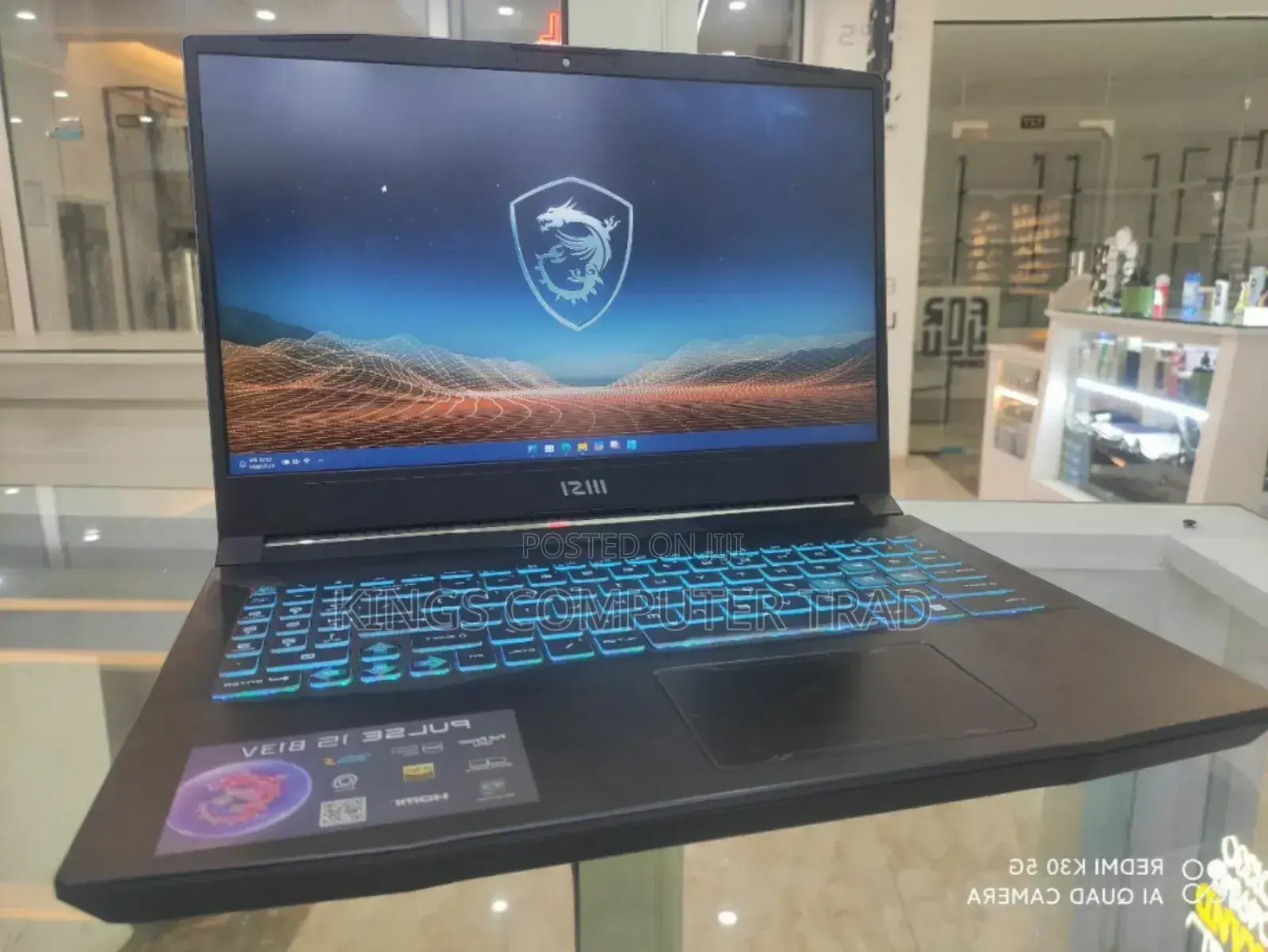 New Laptop MSI Pulse GL76 32GB Intel Core I9 SSD 1T