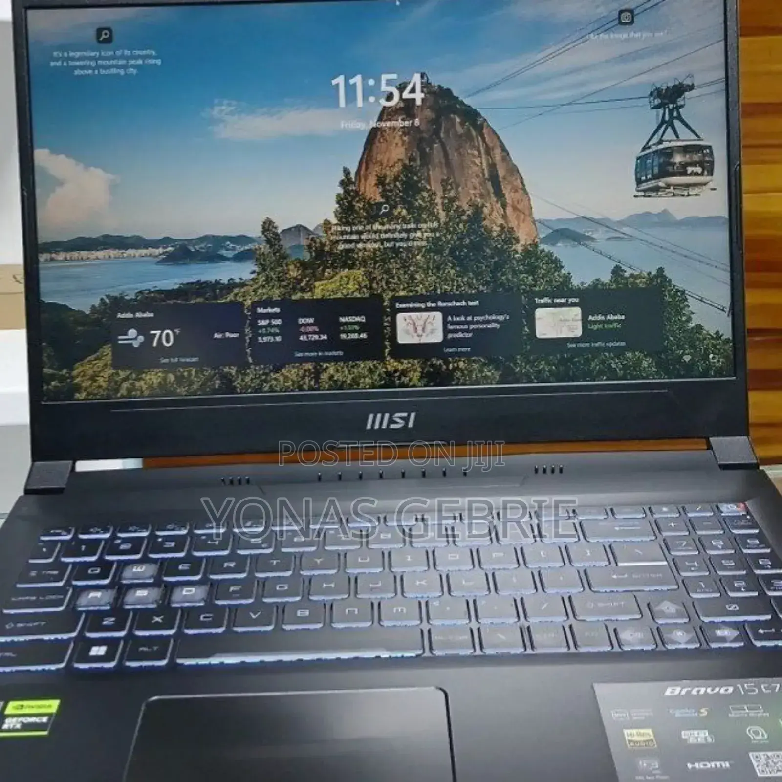 New Laptop MSI 16GB AMD Ryzen 5 SSD 1T