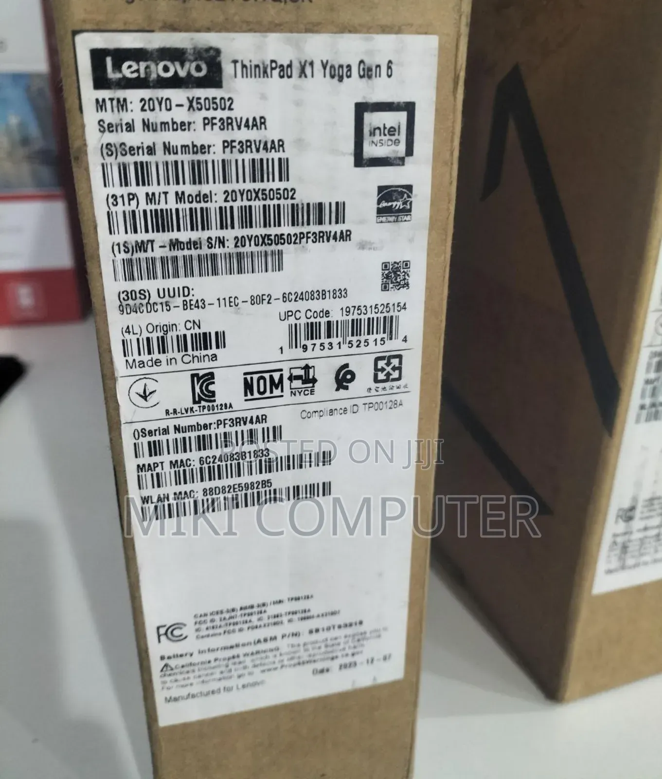 New Laptop Lenovo ThinkPad Yoga 16GB Intel Core I7 SSD 1T