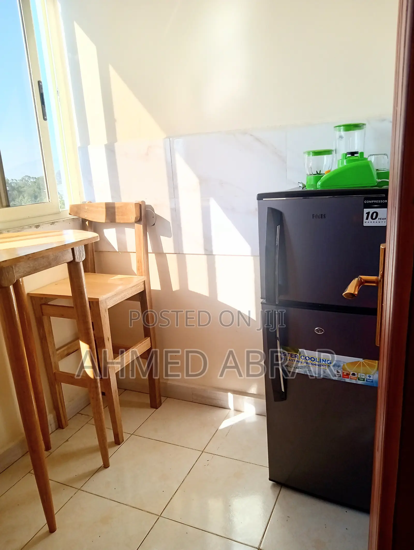 Furnished 1bdrm Apartment in Rema Building, Nifas Silk-Lafto for rent