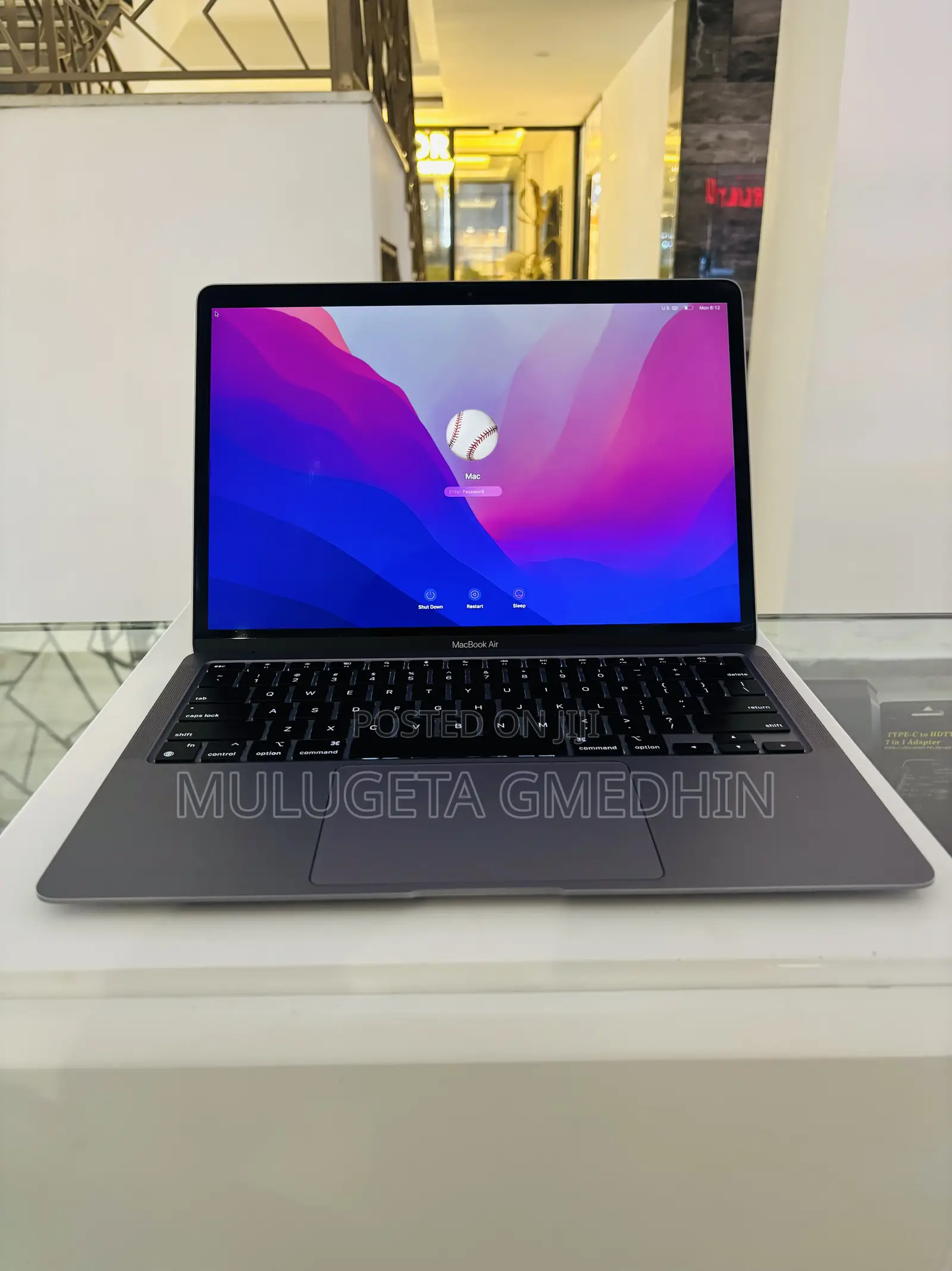 Laptop Apple MacBook Air 2020 M1 8GB Apple M1 SSD 256GB