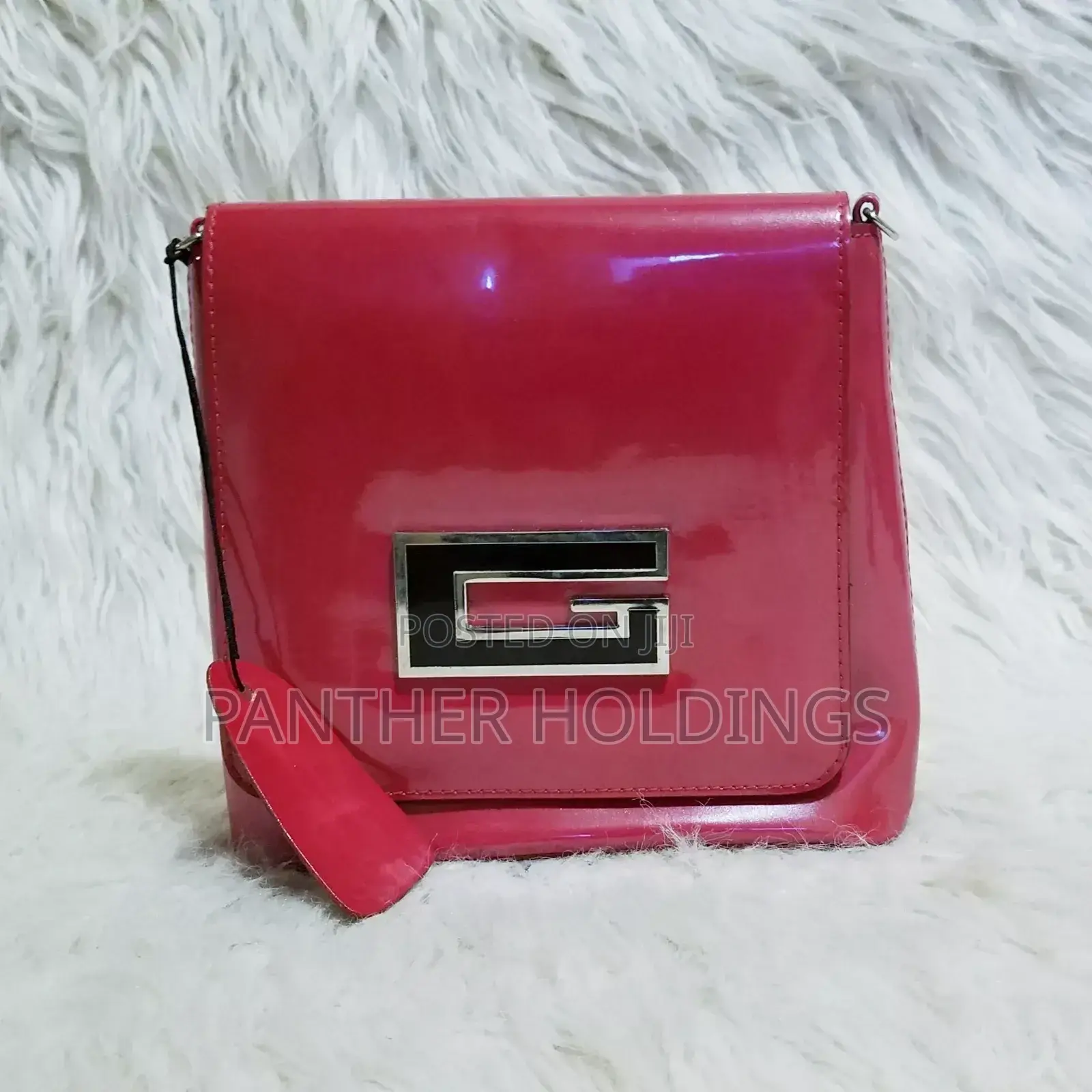 Genuine Gucci Brightside Shoulder Bag Red Leather