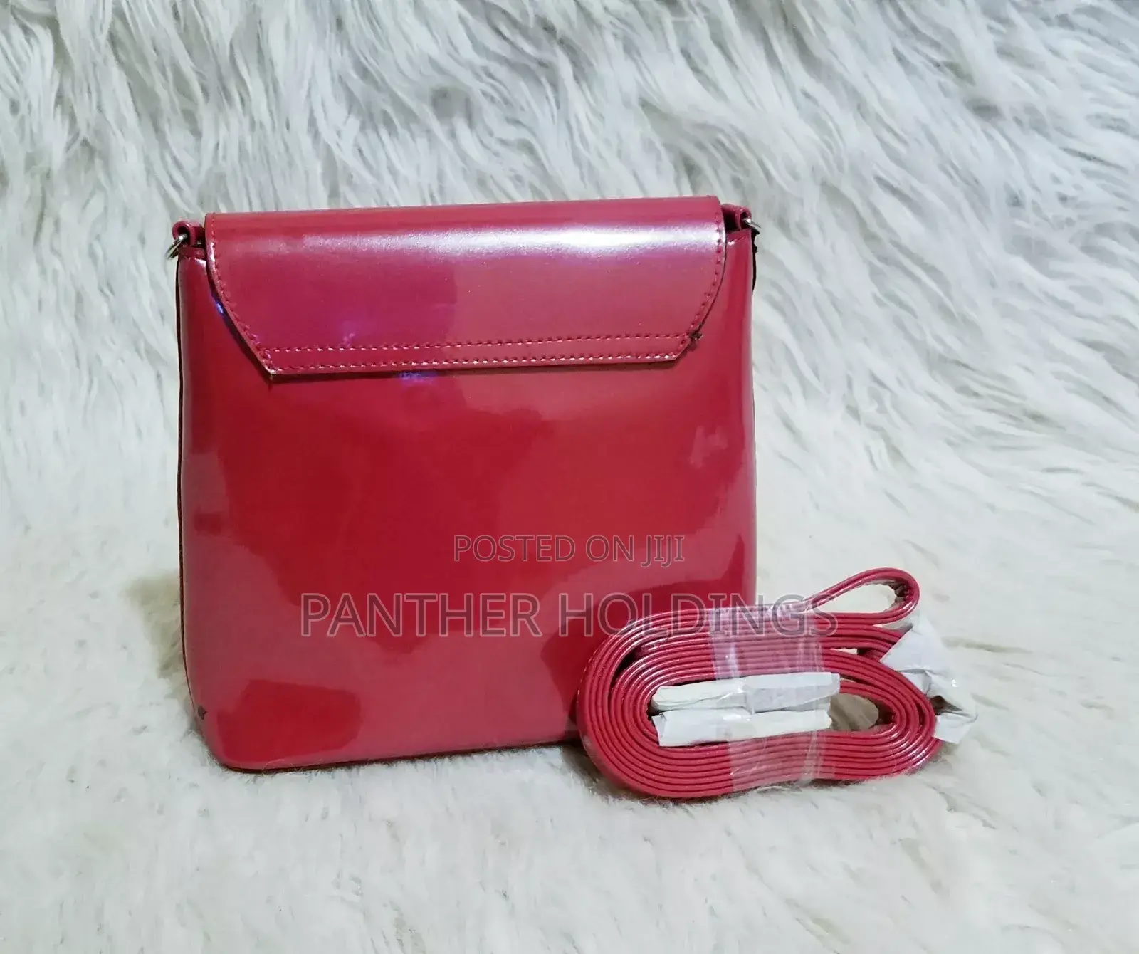 Genuine Gucci Brightside Shoulder Bag Red Leather
