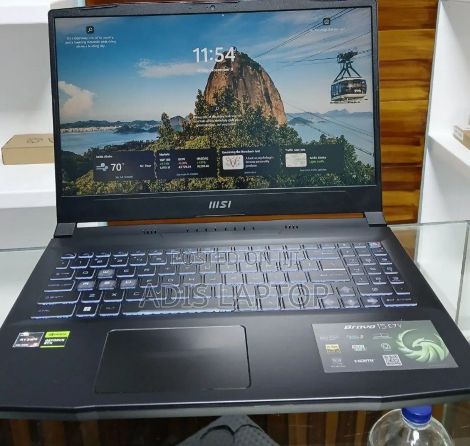 New Laptop MSI 16GB AMD Ryzen 5 SSD 1T