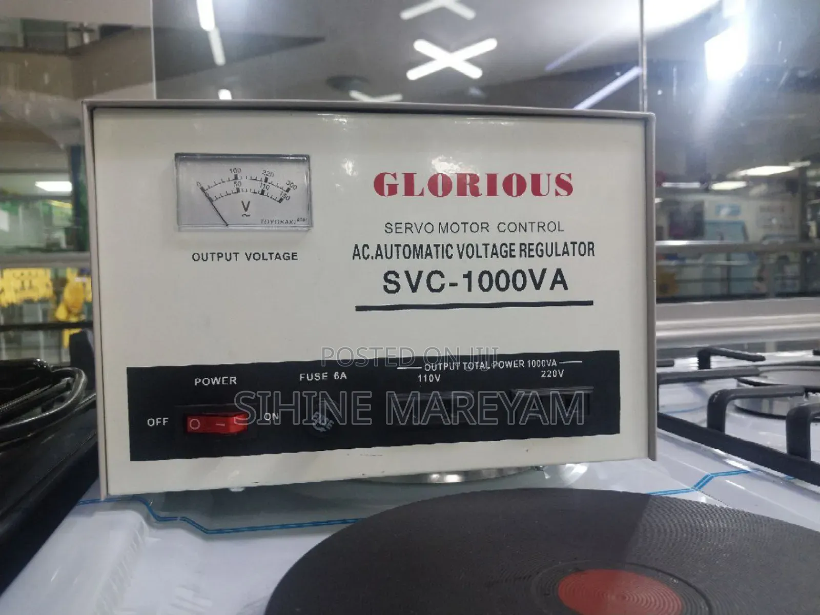 GLORIOUS Brand 
SVC-3000va
Automatic Servo AC Voltage
