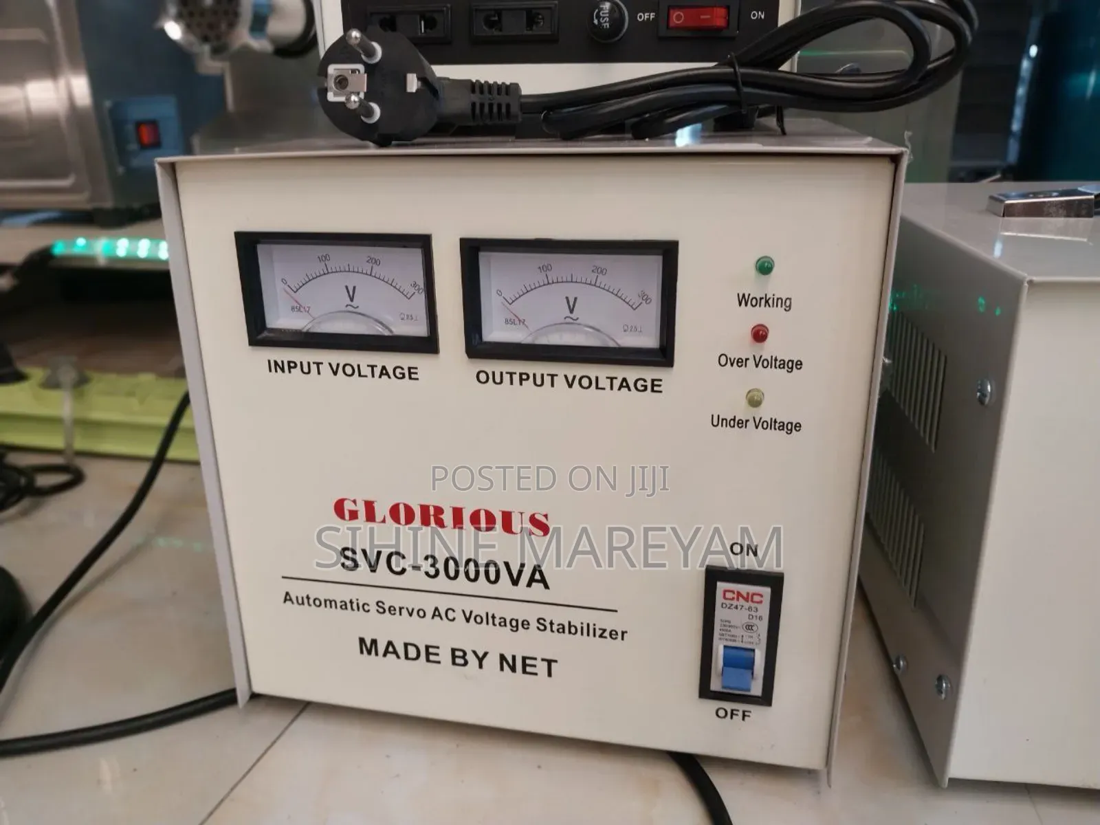 GLORIOUS Brand 
SVC-3000va
Automatic Servo AC Voltage