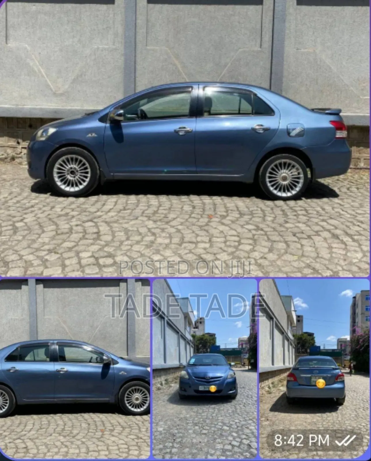 Toyota Yaris 2010 Blue