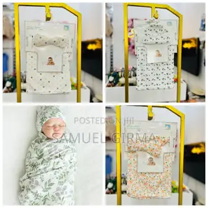 Photo -  Baby Kids Swaddle and Hat or Headband