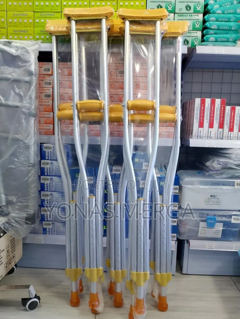 Axillary Crutches Height Adjustable/,Easy to Carry Store
