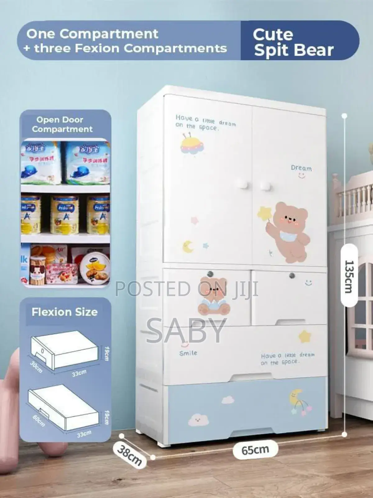 High Quality Baby Clothes Storage Wardrobe