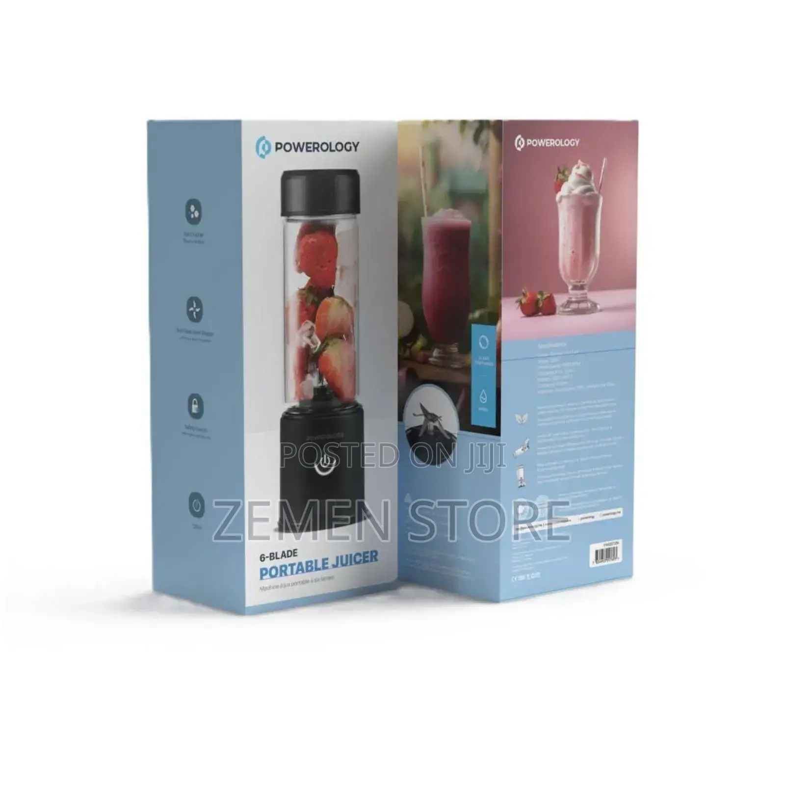 Powerology Ice Crusher Rechargeable Blender