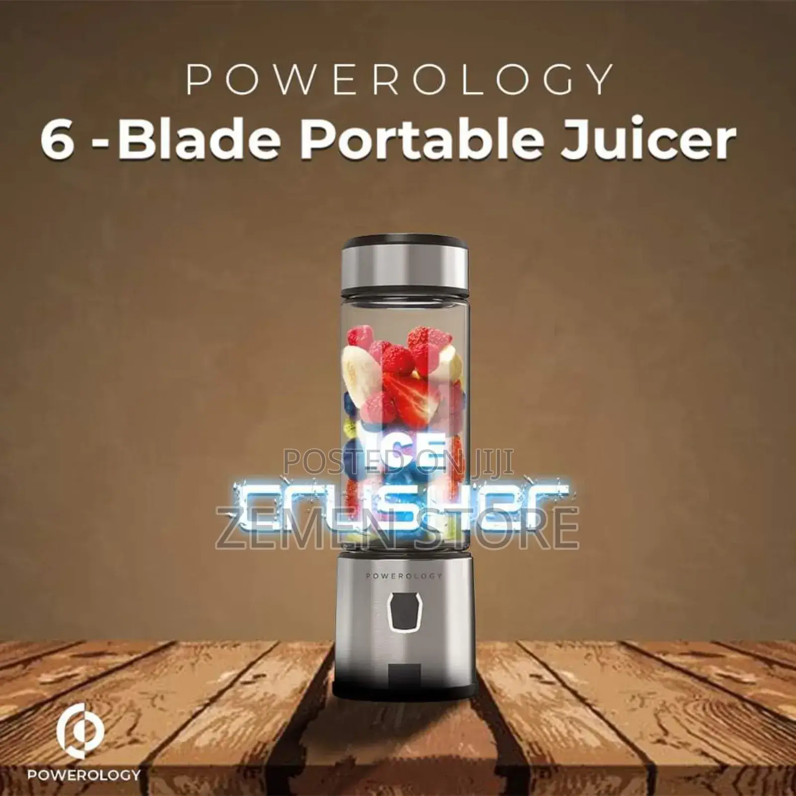 Powerology Ice Crusher Rechargeable Blender