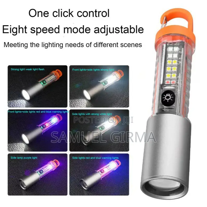 Rechargeable Multifunctional Hand Flashlight