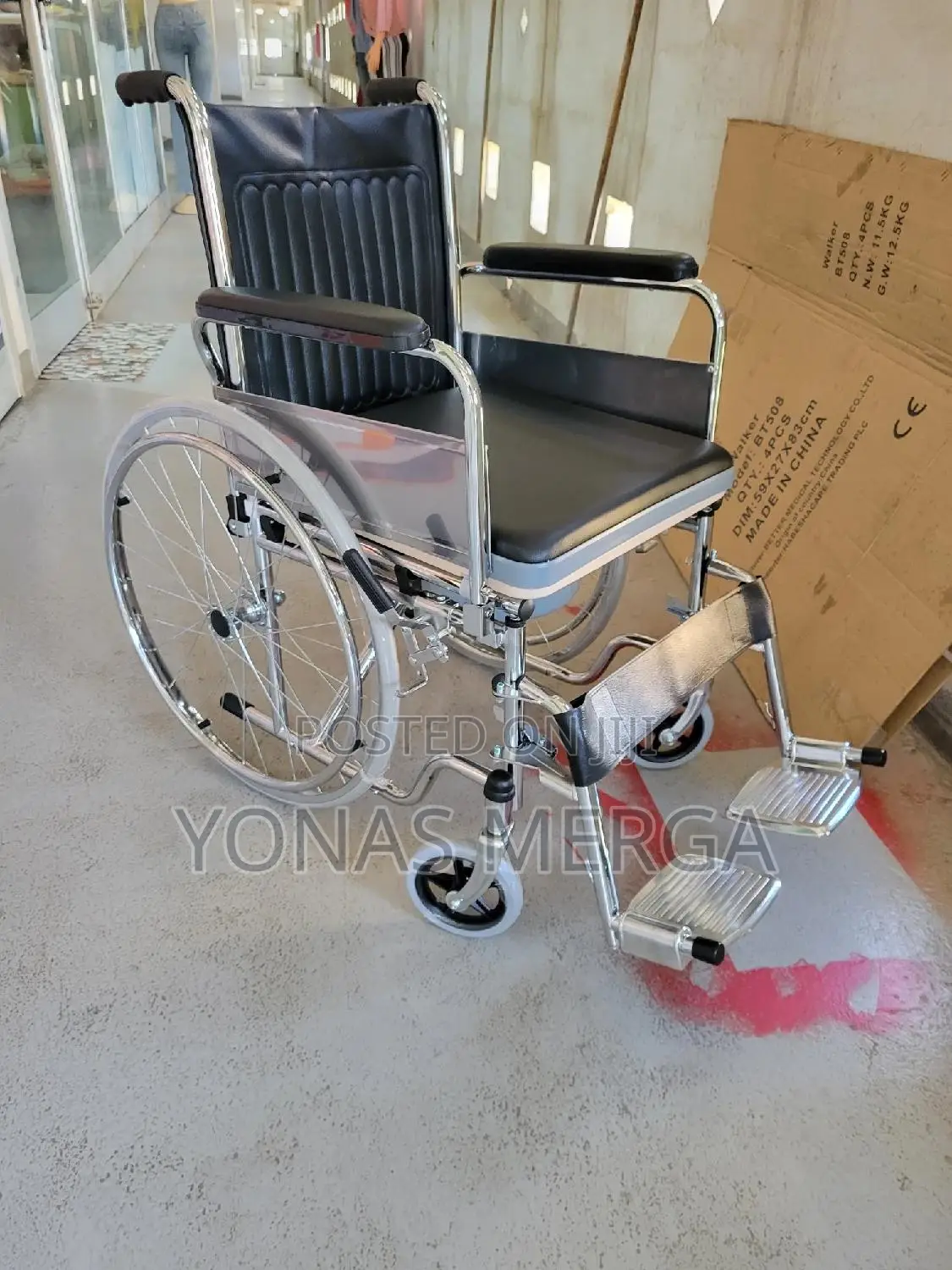 Shower የታሸገwheelchair፪⩩Wheelchair00wheelchair¿!ዌልቼር።ለህመም