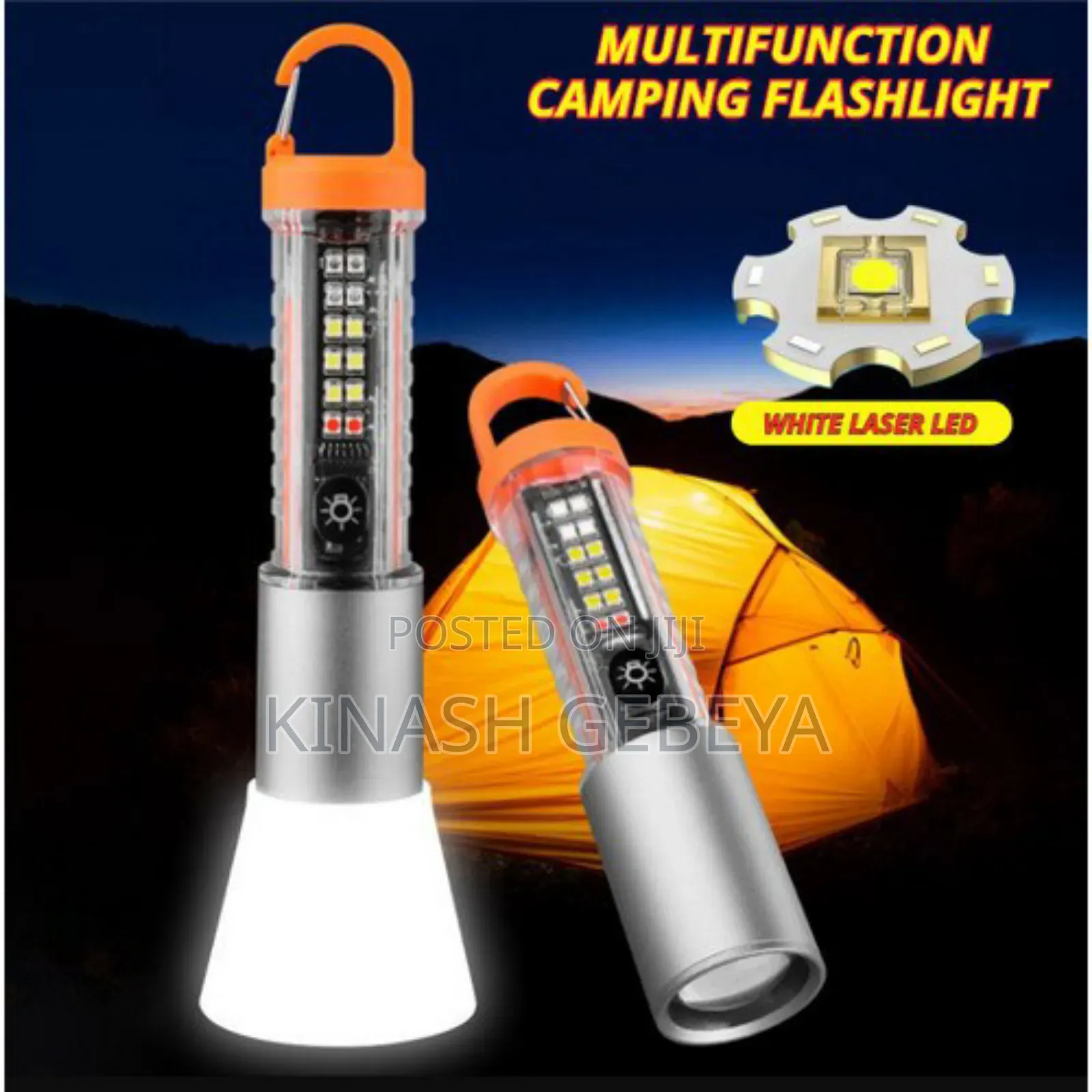 Rechargeable Magnetic Hand Flashlight(ማግኔቲክ ባትሪ)
