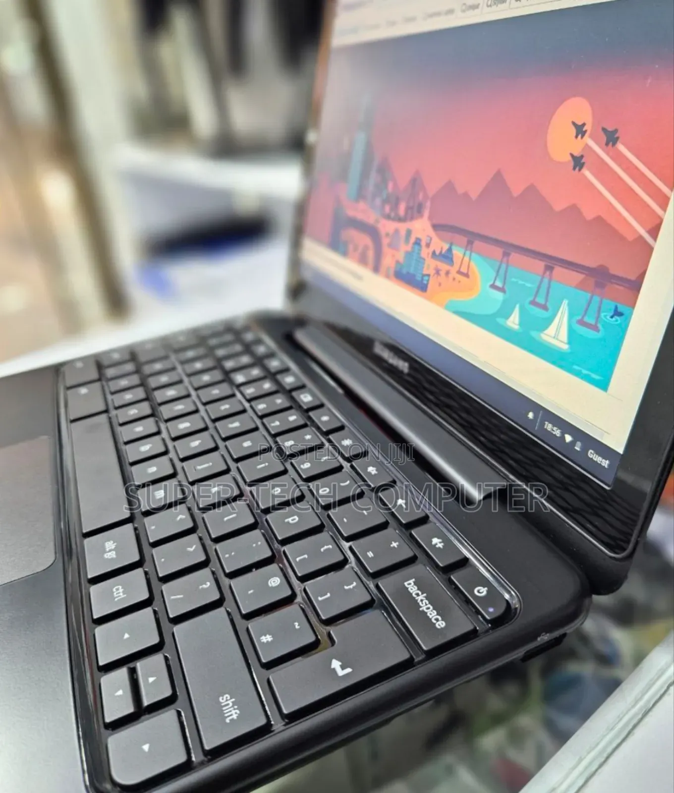 New Laptop Samsung Chromebook Pro 4GB Intel Celeron SSD 16 GB