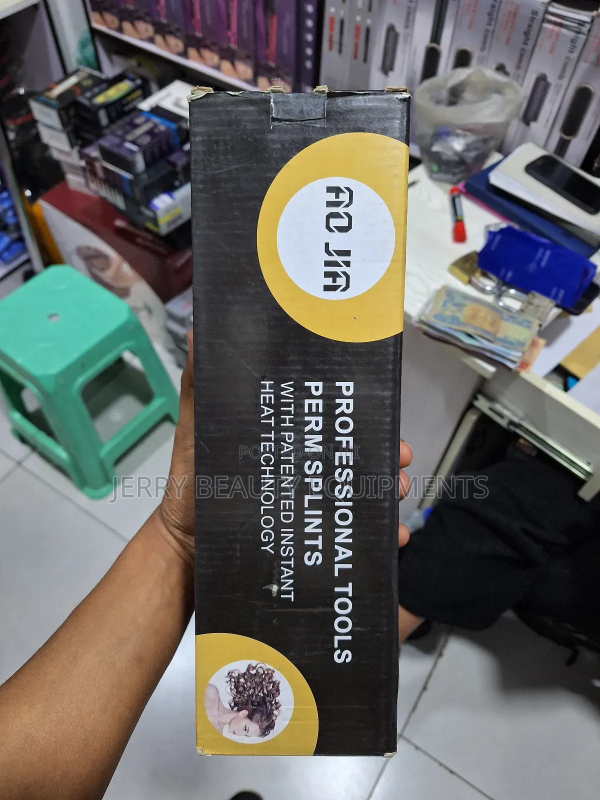 Perm Splints Hair Straightener