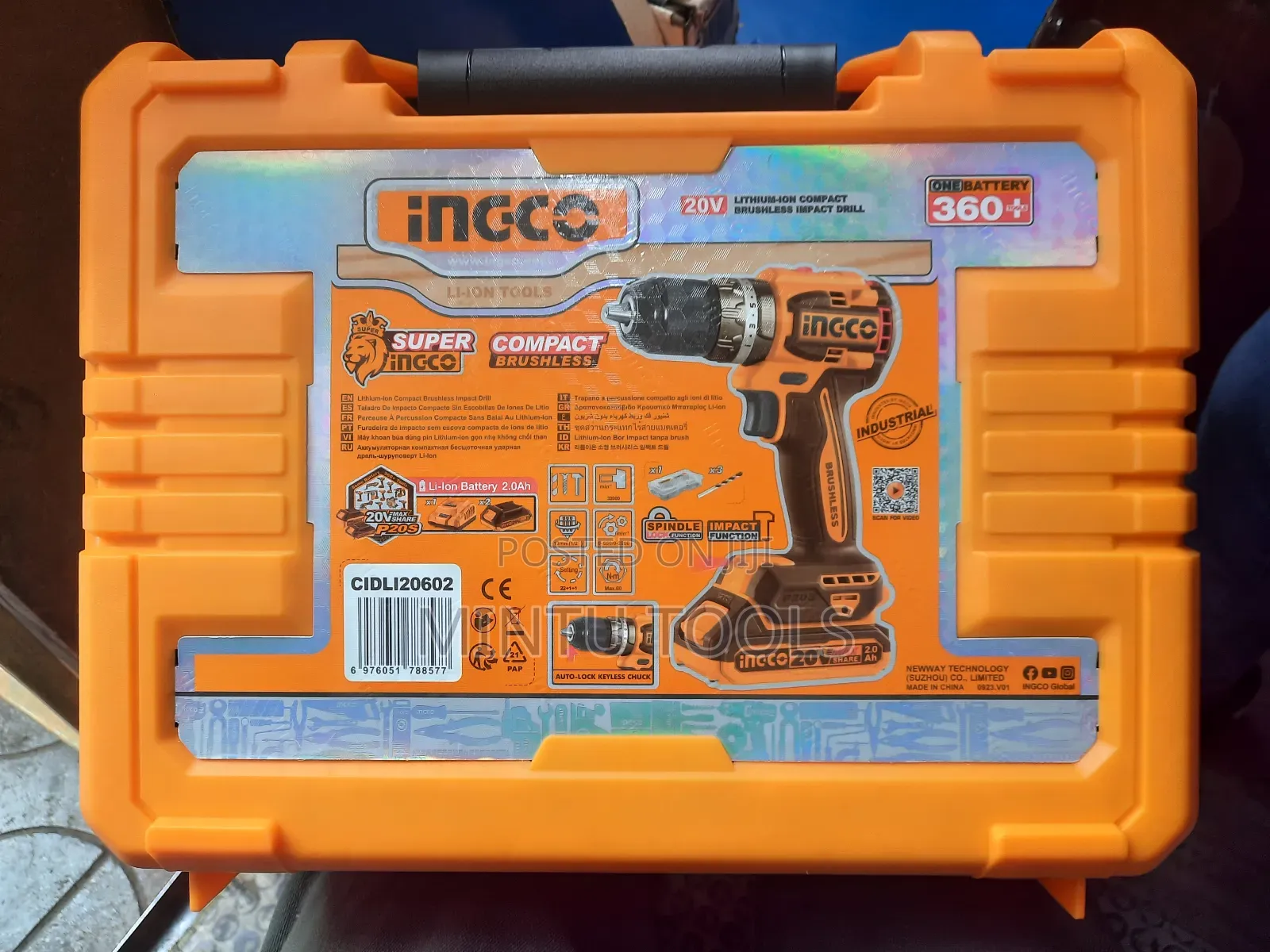 Ingco Chargeable Drill 20v Brushless