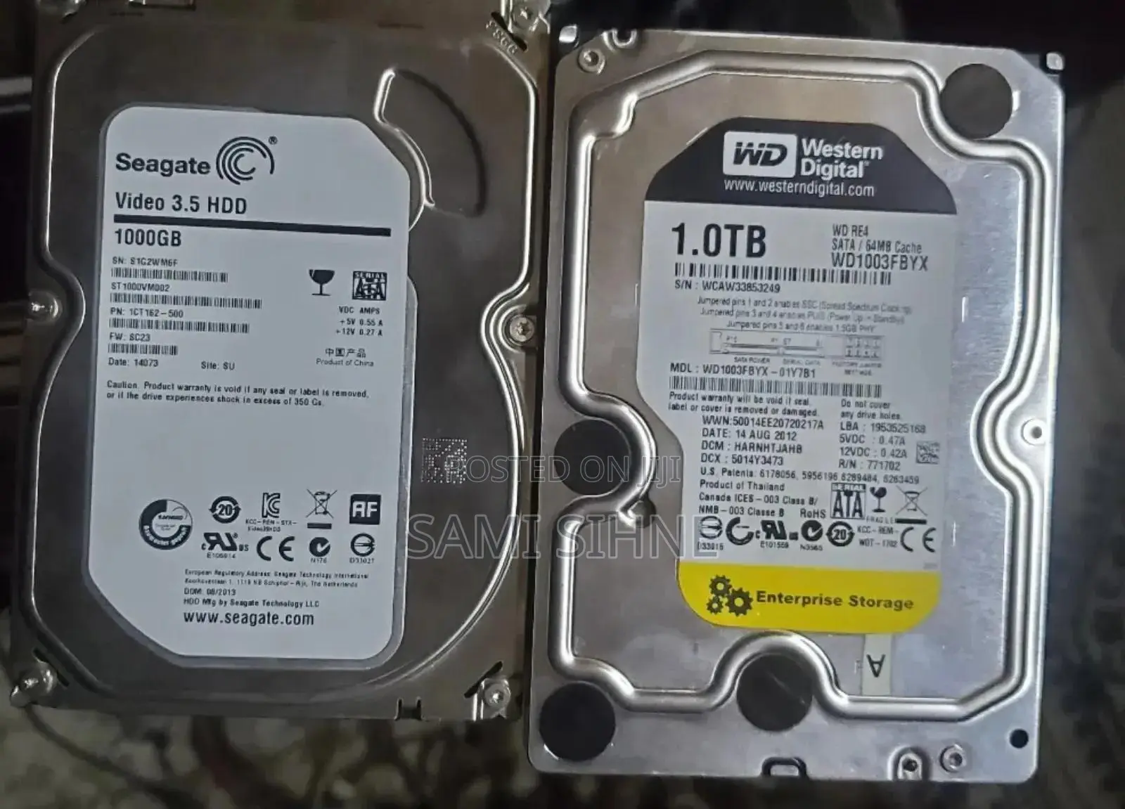 1tb Hard Disk for Desktop Computers and Security Cameras