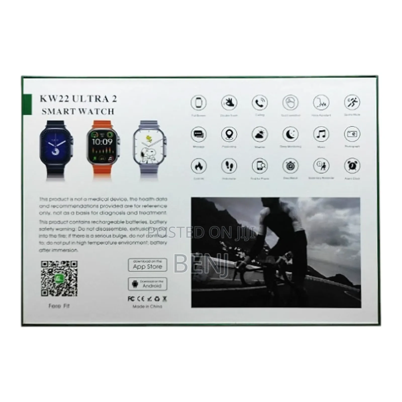 KEQIWEAR Germany KW22 ULTRA 2 Original Smartwatch | 7 Straps