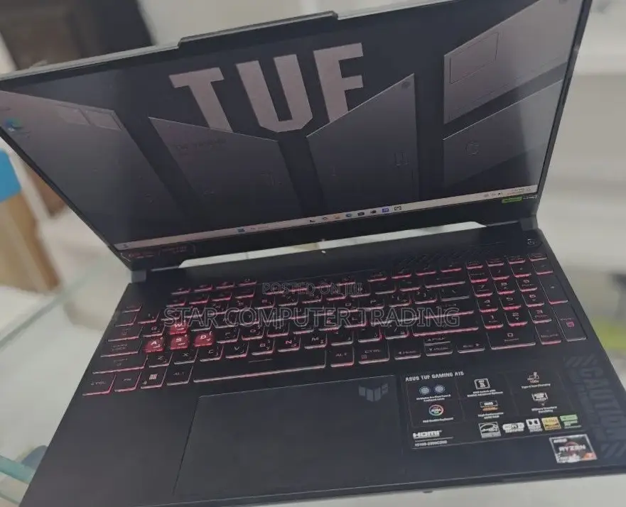 New Laptop Asus TUF Gaming A15 16GB AMD Ryzen 7 SSD 512GB