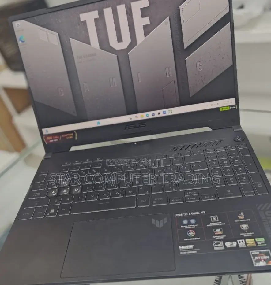 New Laptop Asus TUF Gaming A15 16GB AMD Ryzen 7 SSD 512GB