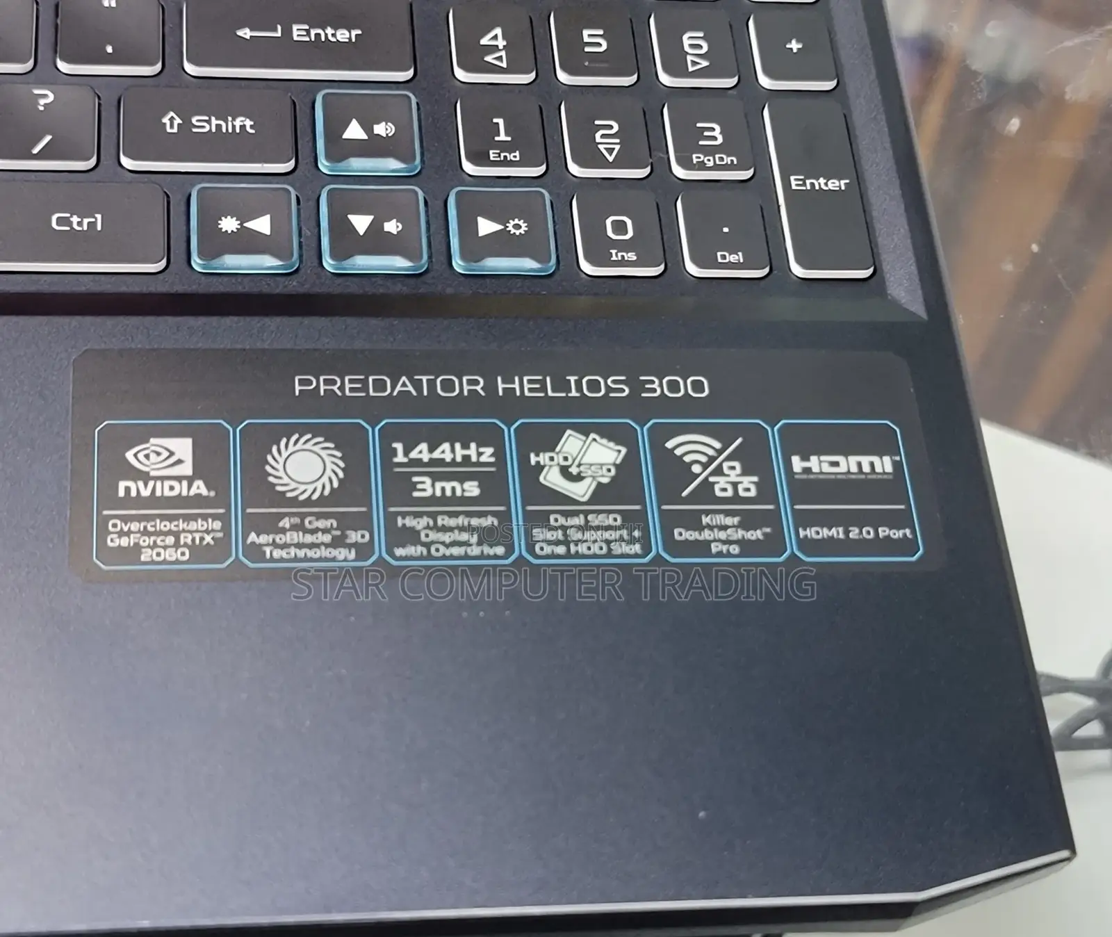 New Laptop Acer Predator Helios 300 16GB Intel Core I7 SSD 512GB