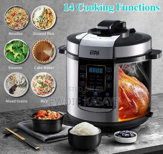 Winning Star 1000w 6l Multifunction Electric Pressure Cooker