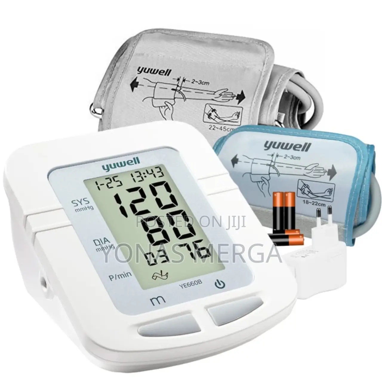 Bp Monitor Display: The Device Has a Large, Easy-to-Read LCD