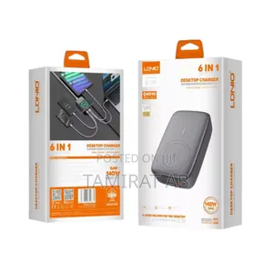 140W Multiport Desktop Charger and Support Wireless Charging