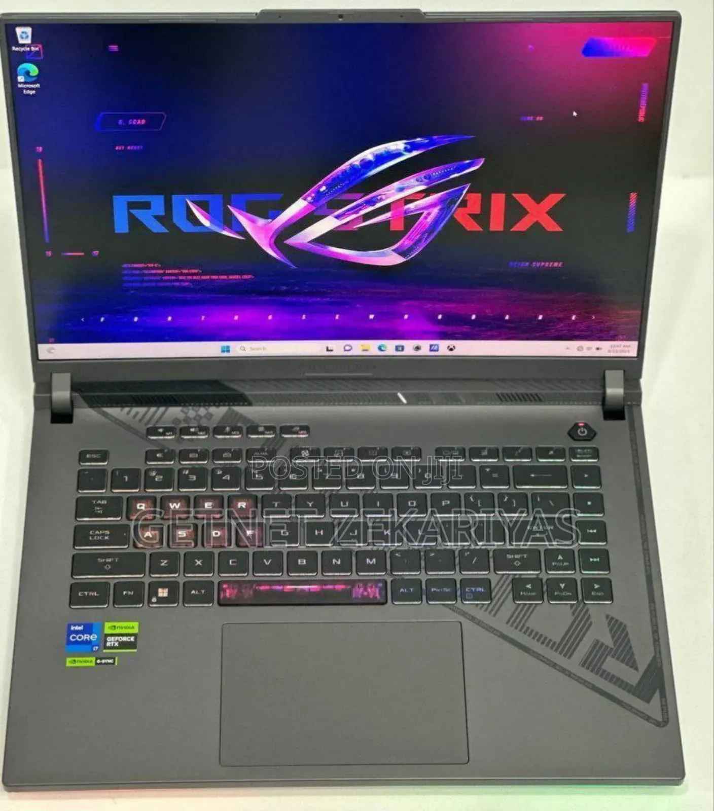 New Laptop Asus ROG Strix G16 G614 16GB Intel Core I7 SSD 1T