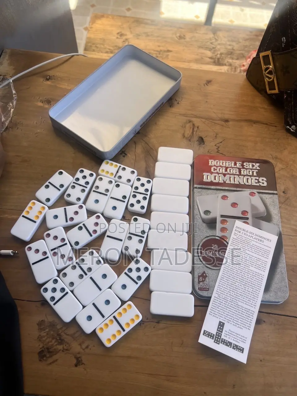 ሴራሚክ ዶሚኖስ Ceramic Dominoes Game ቤተሰቦቻችን የሚወዱት