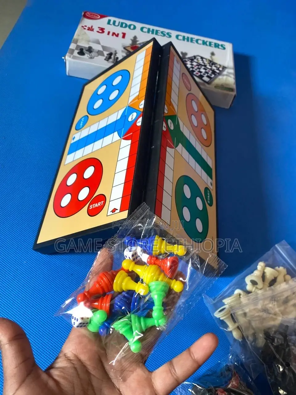 ጠፍቶ የነበረዉን ሉዶ/Ludo አምጥተናል! 3in1 Game Ludo+Chess+Checkers