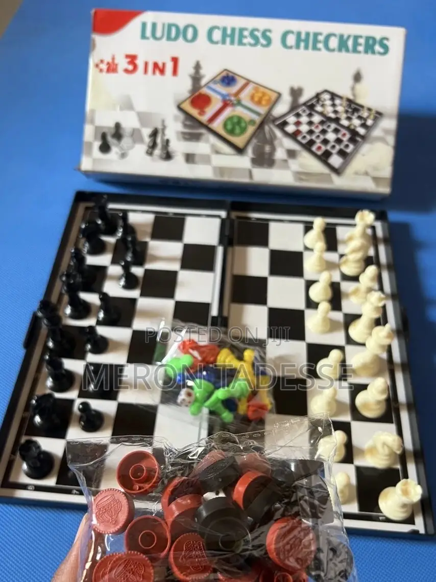 ጠፍቶ የነበረዉን ሉዶ/Ludo አምጥተናል! 3in1 Game Ludo+Chess+Checkers