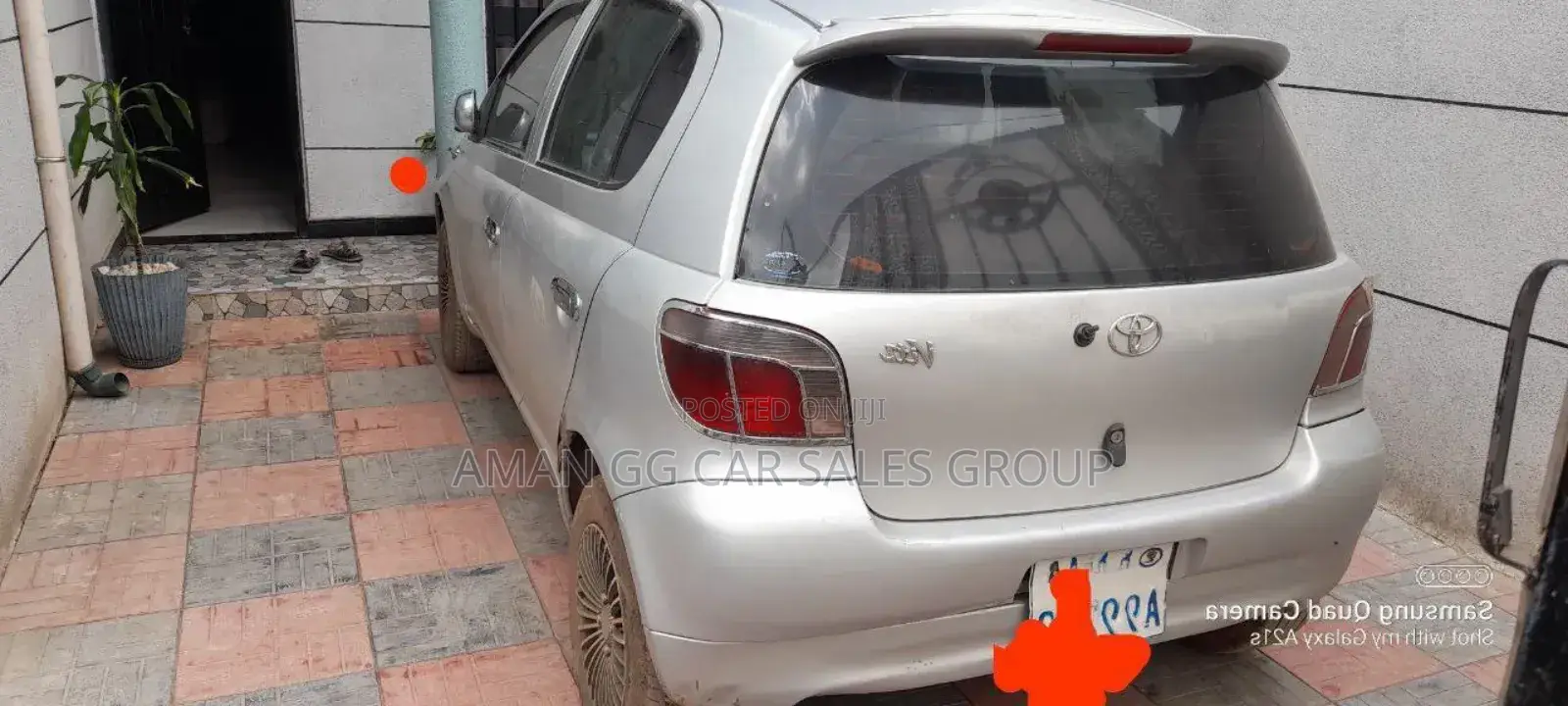 Toyota Vitz 2001 Silver