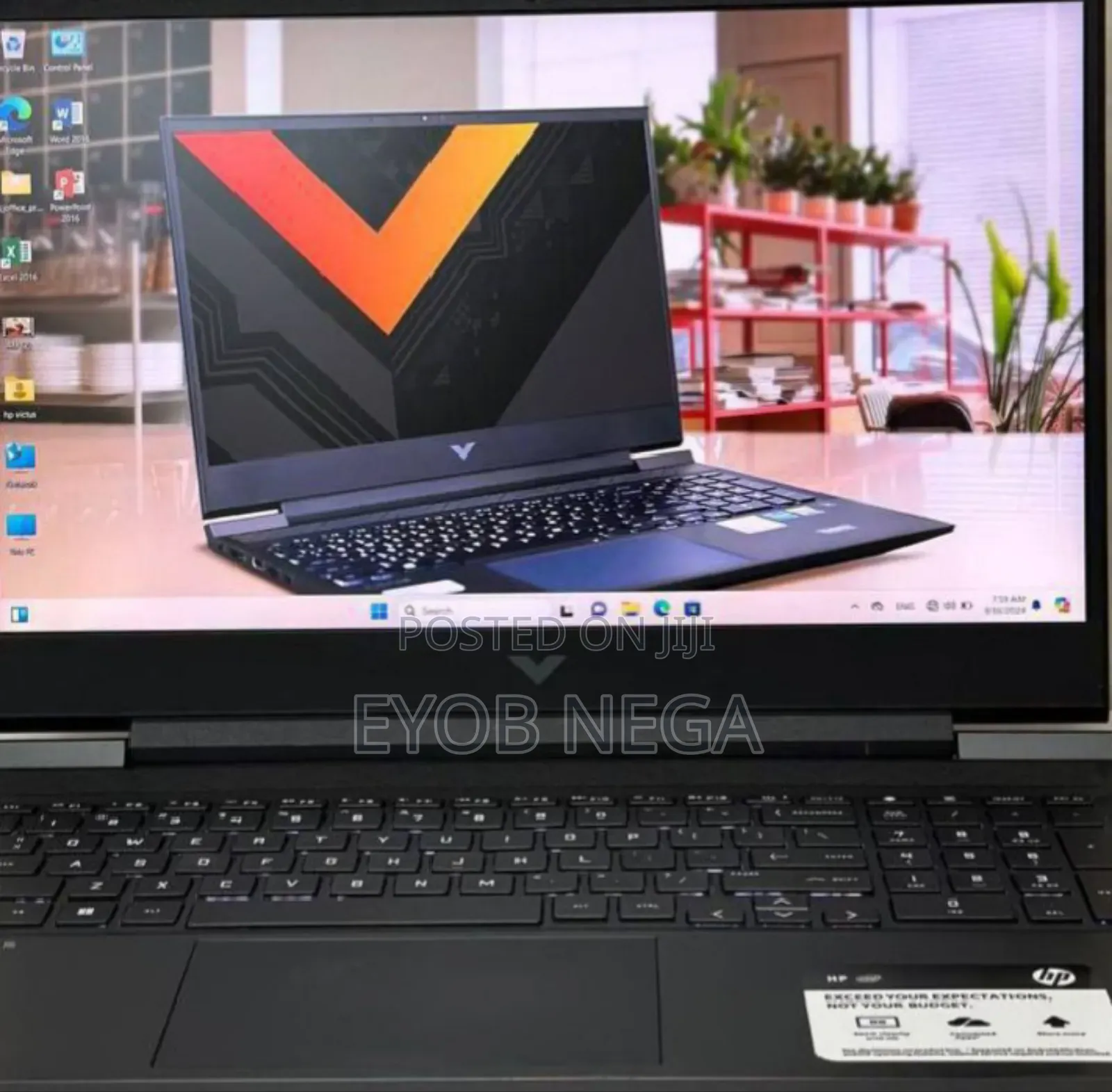 New Laptop HP Victus 16 16GB Intel Core I7 SSD 512GB