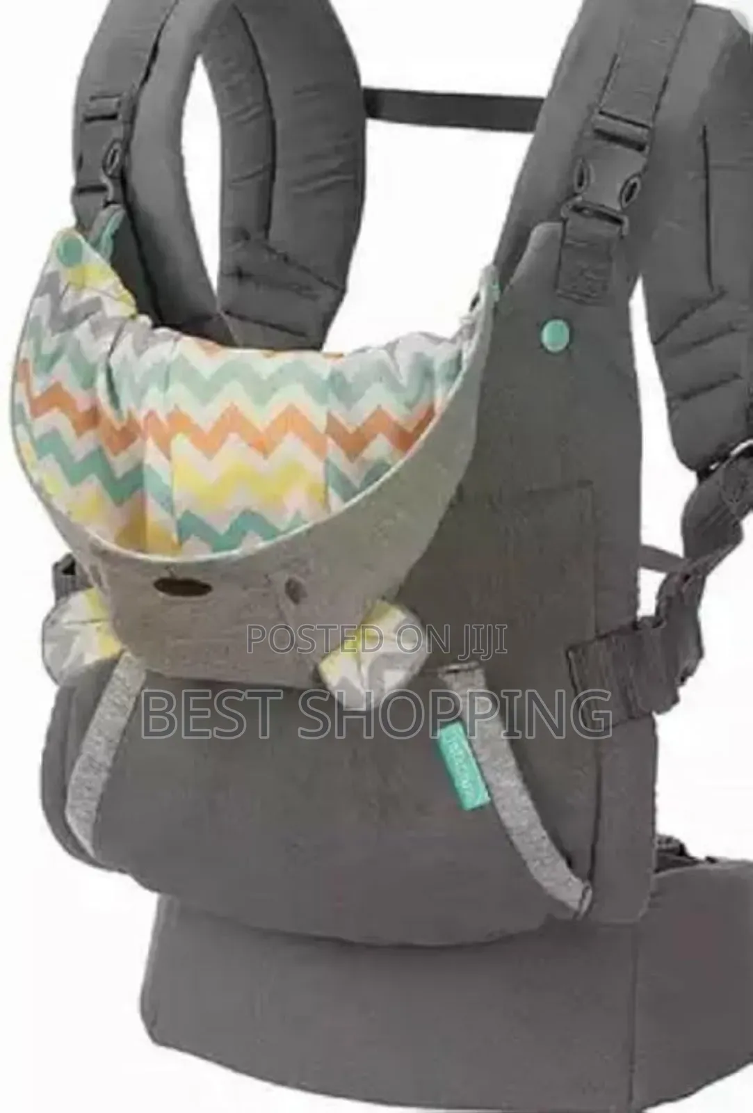 Infantino Ergonomic Baby Carrier ልጅ ማዘያ ኮፍያ ያለዉ