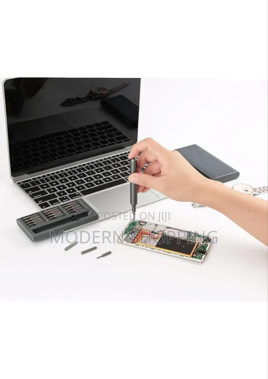 Powerology 31-in-1 Screwdriver Kit With Strong S2 Steel Bits