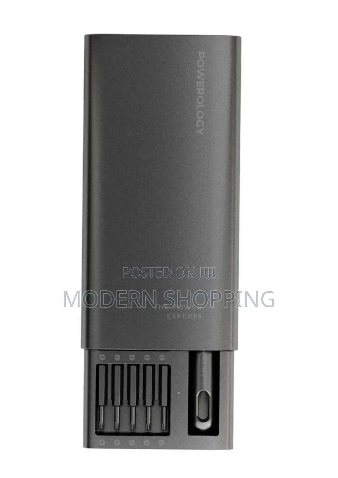 Compact Powerology 31-in-1 Screwdriver Set With 30 Bits