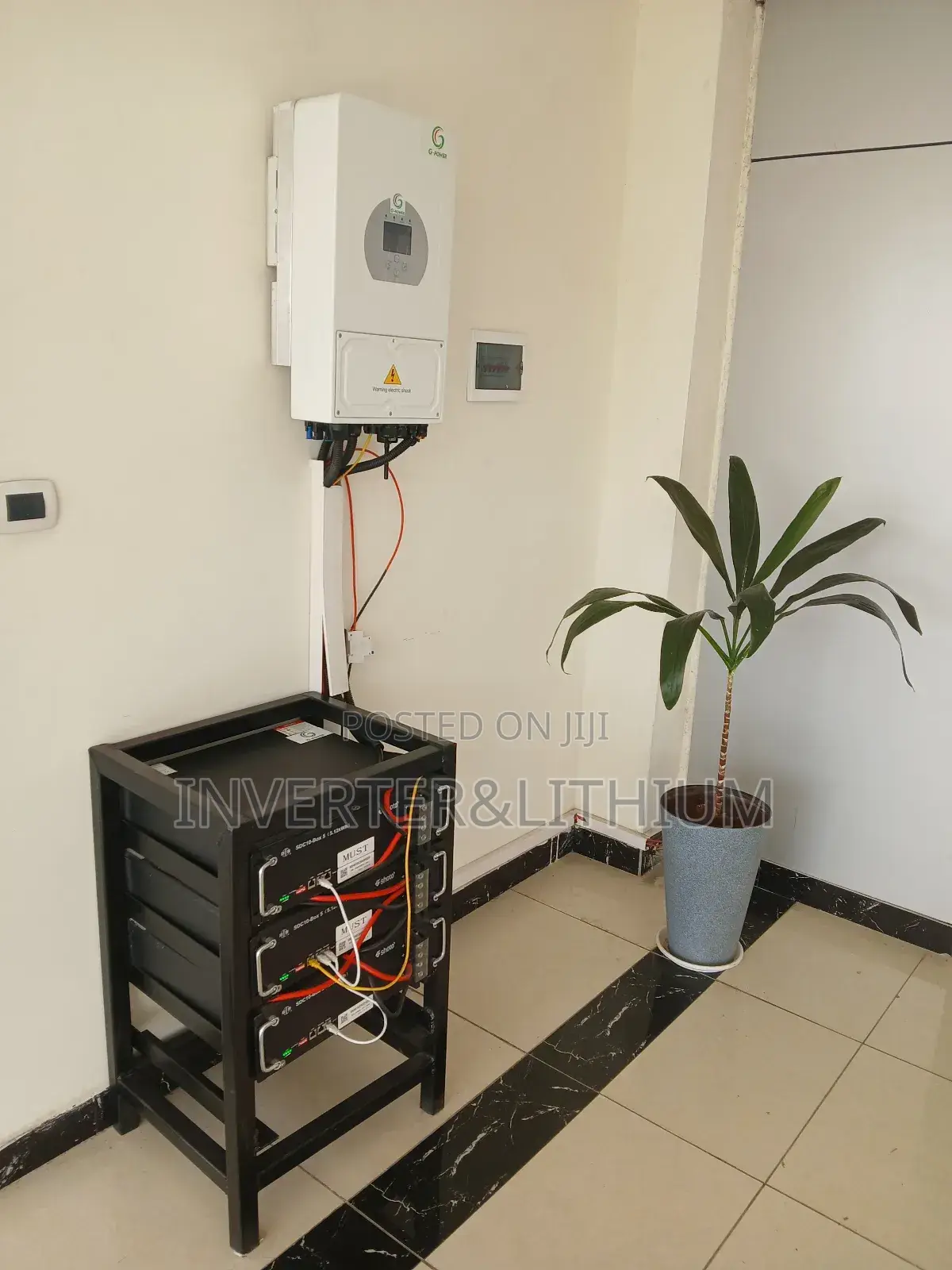 ጀነሬተር/Hybrid Solar Generator /Inverter and Lithium Battery