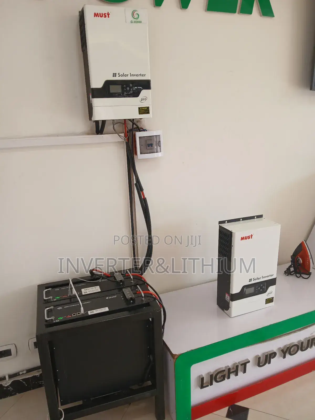 ጀነሬተር/Hybrid Solar Generator /Inverter and Lithium Battery