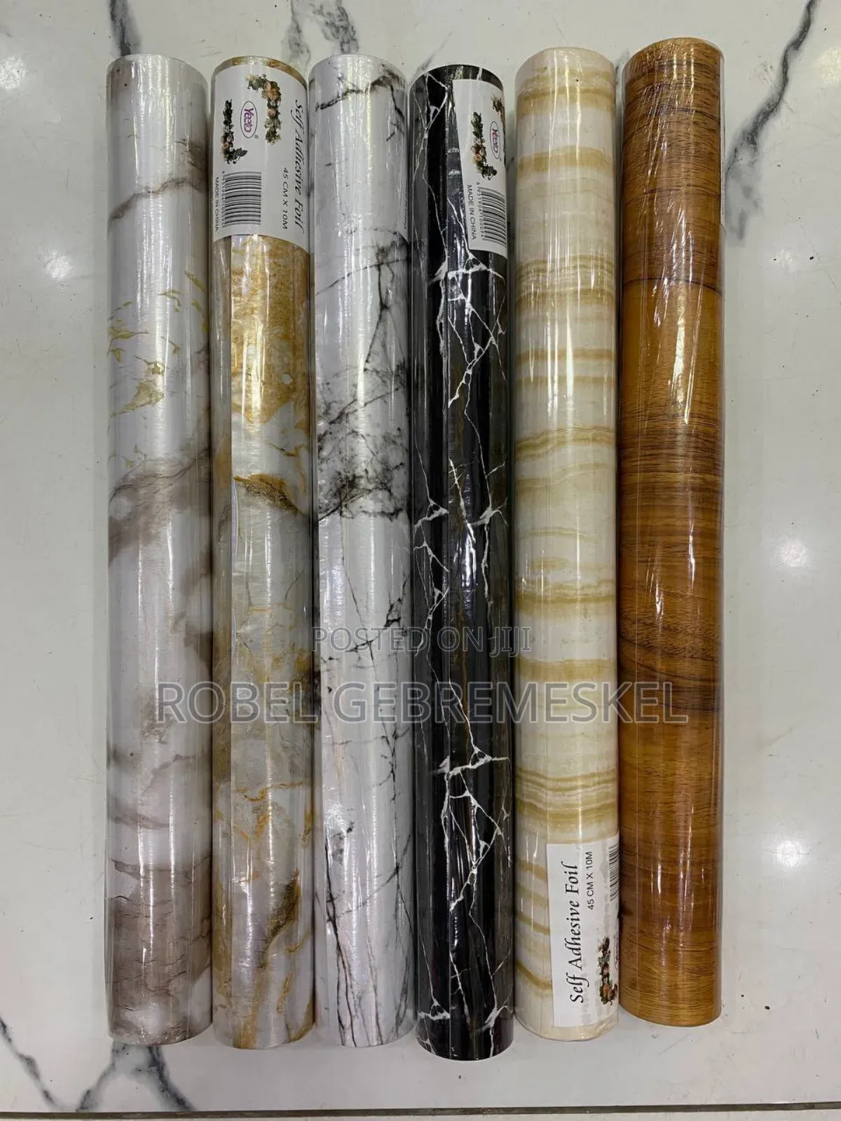 Marble Pattern Water Proof Self Adhesive Wall Sticker